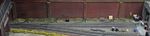 Single Pipeline with 4 taps and hoses - RUSTY - 1:76 OO Gauge Model Railway
