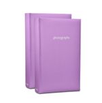 Photo Album Memo Slip In Case for 300 x 4 x 6 inch / 10x15 cm Photos - Pack of 2