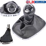 5 Speed For Vauxhall Corsa E Adam Gear Stick Shift Knob & Gaiter Boot 55496814