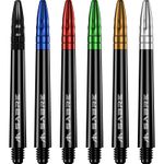 Mission | Sabre | 5 Sets (15) | Dart Stems Shafts Black Polycarbonate Alloy Tops