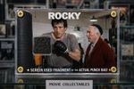 Screen-Used Punch Bag Fragment – Rocky Movie Prop Display w/ COA – Gym Relic