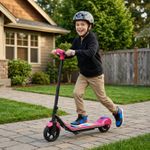 Electric Scooter for Kids, 110W, Up to 10km/h Lightweight Kids Scooter, Pink