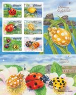 Alderney Stamps: "Alderney Ladybirds" Souvenir Sheet Presentation Pack 2014