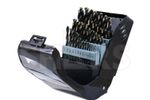 29 Pcs HSS 6542 1/16" To 1/2" By 64ths 135° Jobber Drill Set High Speed Steel P}