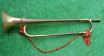 Vintage Long Brass Bugle with Mouthpiece.brass,copper? Type 