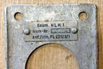 WW2 BATTLE OF BRITAIN HE 111 DATA PLATE ON BOMBER SECTION. I.D, SEPTEMBER 1940
