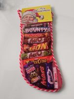 RETRO FILLED CHRISTMAS STOCKING