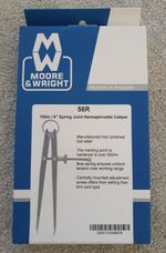 Moore & Wright 150mm / 6" Spring Joint Hermaphrodite Caliper 56R - NEW*