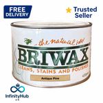 Briwax Antique Pine Wax Polish 400g Wood Furniture Polish - ORIGINAL