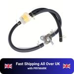 6mm Inline Fuel Tank Tap w/ Filter Hose Set for Diesel/Petrol ATV Universal
