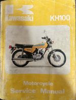 Genuine Factory Kawasaki KH100, 1981 Service Manual 