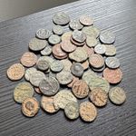 Lot 50 Late Roman Byzantine coins #A955