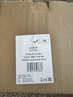 Greenwood CV2GIP 100mm Extractor Fan, Humidistat & Timer, White