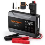 WOLFBOX 2000A Jump Starter and 150PSI Air Compressor 10000mAh Portable With LED
