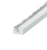 Sash Window Brush Seal Flat Carrier Self Adhesive White Brown Draughtproof