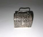 925 Sterling Silver Treasure Chest Trunk Snuff Pill Box