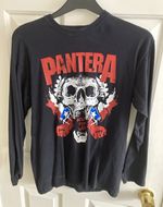 Pantera "Mouth for War" Black Long Sleeve T-Shirt Size M Fruit of the Loom