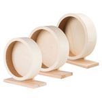 Trixie Exercise Wheel & Stand Wooden High Quality Small Animal Hamster Degu Mice