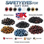 Safety Eyes Button for Soft Toys Teddy Bear Making Animal Dolls Amigurumi UK