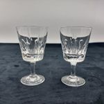 Royal Brierley Dominion Cordial Liqueur Glass x2 Clear Cut Crystal 9.5cm Height