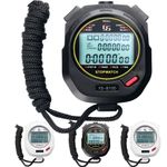 New Digital Handheld Sports Stopwatch Stop Watch Timer Alarm Counter UK Seller