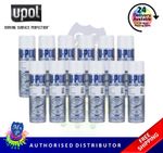 U-pol Power Can Aerosol CLEARCOAT Paint LACQUER 500ml x 12 Upol Powercan PCLC