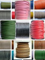 Leather Cord Round 1, 1.5, 2, 3, 4, 5, 6, 8 MM 100% Real String Lace Jewellery.