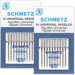 Universal (Regular) Sewing Machine Needles/Schmetz, Assorted Sizes x 10 pack box