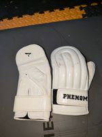 Phenom BM-15 White Leather Boxing Bag Mitts Adult Size Medium