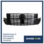 VW T6.1 Transporter Front Gloss Black Badged Grille