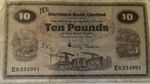 Ireland Northern Bank Limited £10 Banknote (1975) rare 