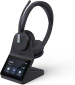 WH64 Pro DECT& Bluetooth Wireless Headset, Teams UC Zoom Dual Ear Headphones,3.5