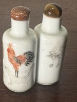 antique chinese Porcelain snuff bottle Very Rare.