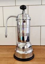 Vintage Jema Paris coffee machine tall chrome electric 1950s