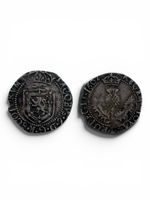 1602 James VI - Eighth Thistle Merk - Genuine Hammered Scottish Silver Coin - VF