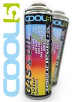 COOL5 R1234YF Summer Recharge Gas+Oil Premium Aircon Top Up (500ml) - AC Refill