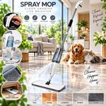700Ml Spray Mop Water Spraying Floor Cleaner Tiles Microfibre Marble Kitchen