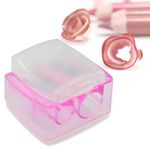 PINK COSMETIC PENCIL SHARPENER Eyebrow Lip Eye Liner Dual Duo 2 Size Small/Large