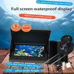 4.3-inch Fish Detector Underwater Fish Finder Camera IR Night Vision for Fishing
