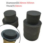 Rear Bass Foam Bung Plug Sponge Speaker 30mm-105mm Diameter