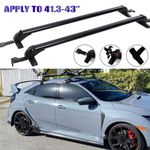 For Honda Civic 05-22 Roof Rack Cross Bars 43.3" Luggage Cargo Carrier w/ Locks
