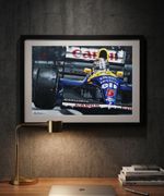 NIGEL MANSELL F1 A3 print from painting by Greg Tillett poster Formula 1 art