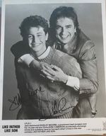 Dudley Moore & Kirk Cameron ,Like Father Like Son, Signed Approx. 10 X 8 Photo