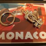  F1 Formula 1 car chrome keyring New