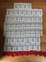 Schmetz domestic sewing machine needles (50 packs - mixed sizes/use) + 10 Felts
