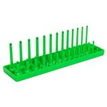 Sealey Premier Tools SH1414HV  1/4" Drive Socket Holder Rail 4-15mm Hi-Vis