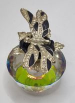 Decorative Glass butterfly design Perfume Bottle.