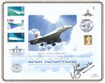 (74234) MIKE BANNISTER SIGNED Concorde GB Benham Cover Filton Bristol 2019