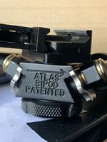 Atlas BT10-LW17 Adjustable Rifle Bipod Picatinny Lever Mount Black + Hardware
