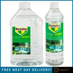 BARTOLINE CLEAN SPIRITS TURPS MINERAL FOR CLEANING DEGREASING STAIN REMOVAL NEW